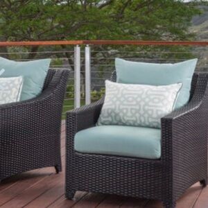 RST Brand 2- Modular Lumbar Outdoor Sunbrella® Pillows & Cushion Covers -Set New